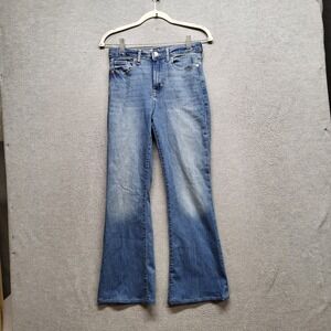 GAP Women‎ Jeans 16 Blue Denim 70s Flare